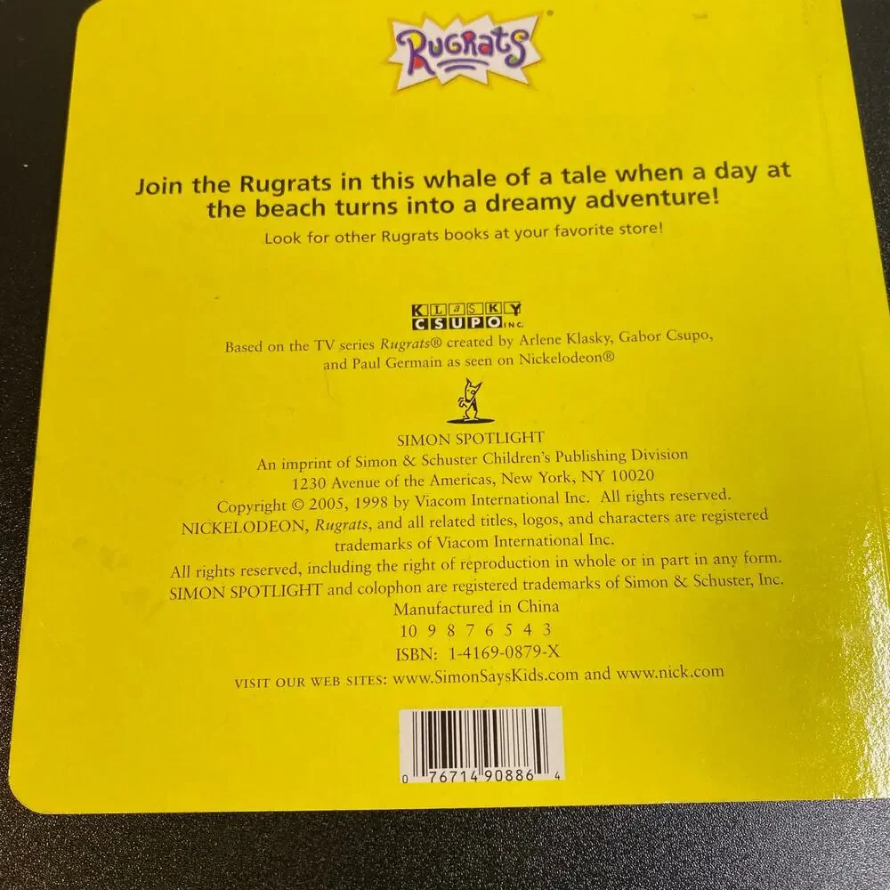 Vintage 90s Nickelodeon Rugrats Lot - VHS, 4 Storybooks & Tommy Figure Bundle